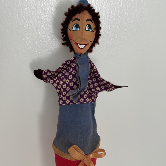 Antique German Puppet On Wood Stick - Picture 2 of 14